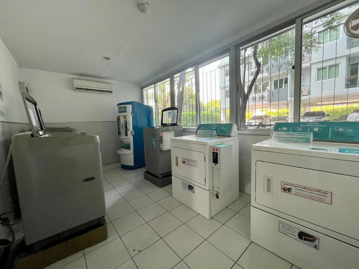 1Br Condo 5 Min To Bts 1000Mbps Fiber Wi-Fi 曼谷 外观 照片
